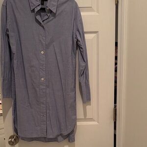 Banana Republic Light Blue Casual Shirt dress